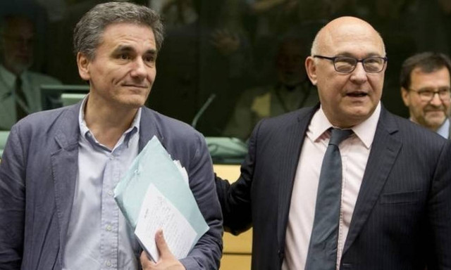 FinMin Tsakalotos meets with French counterpart Sapin