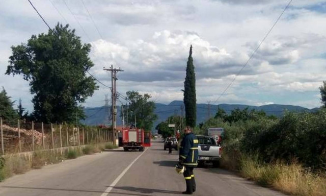 Λαμία: Συναγερμός από φωτιά μετά από διαρροή προπανίου (pics)