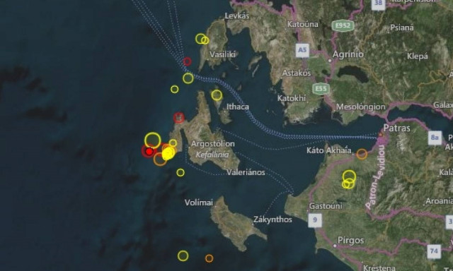 Ισχυρός σεισμός στην Κεφαλονιά