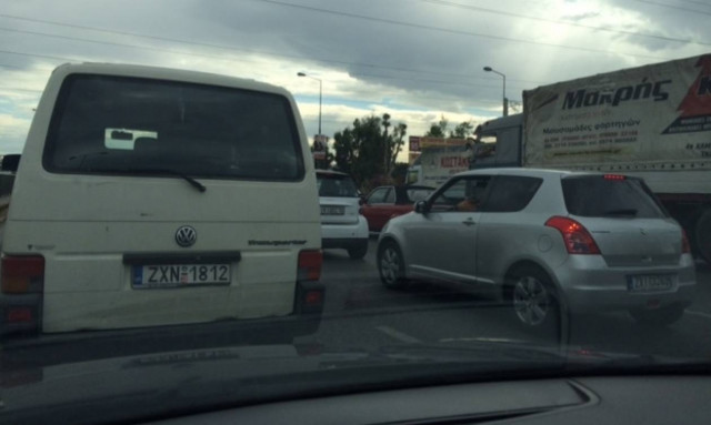 Κυκλοφοριακό «έμφραγμα» στην Εθνική Αθηνών – Λαμίας