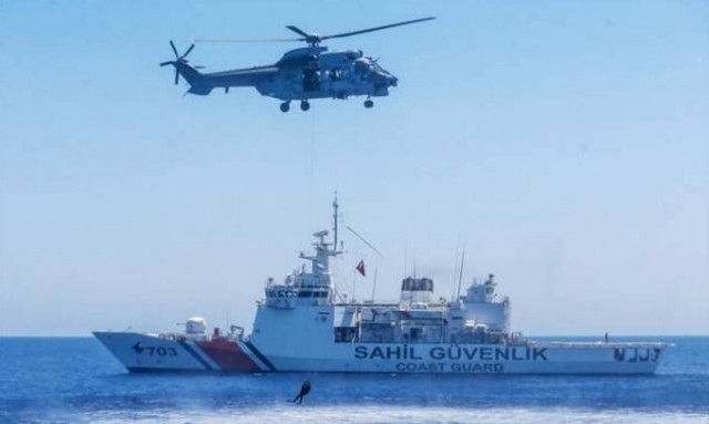 Άσκηση τουρκικής ακτοφυλακής στην Αμμόχωστο