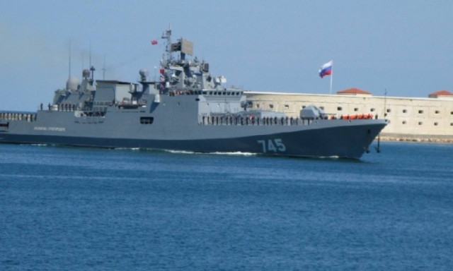 Η νέα ρωσική υπερ-φρεγάτα στη Σεβαστούπολη! (video)