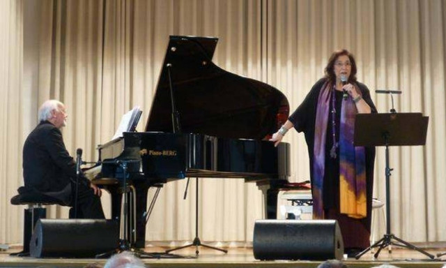 Η Μαρία Φαραντούρη στο Ντάρμστατ της Γερμανίας