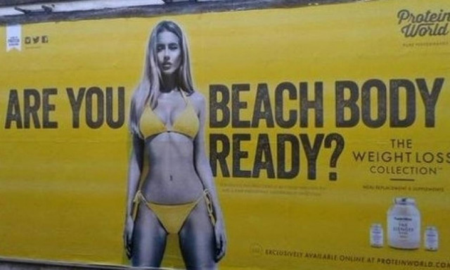 Λονδίνο: Απαγόρευσαν διαφημίσεις που κάνουν τους ανθρώπους να ντρέπονται για το σώμα τους