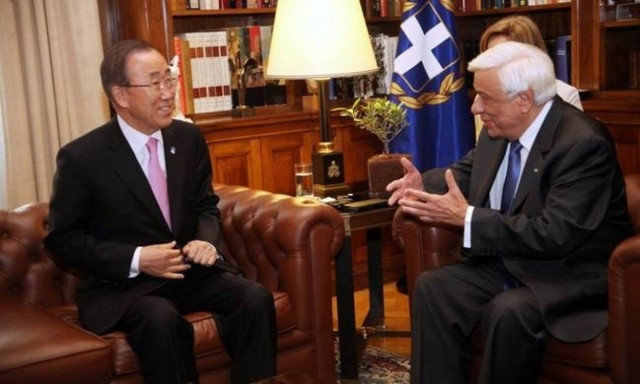 President Pavlopoulos urges UN to pressure Turkey to implement deal on migration