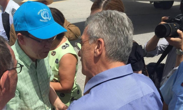 Στη Μυτιλήνη ο Μπαν Κι-μουν - Θα επισκεφθεί τον καταυλισμό της Μόριας