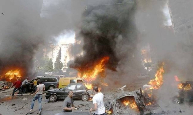 Suicide bombers strike Lebanese village, kill five