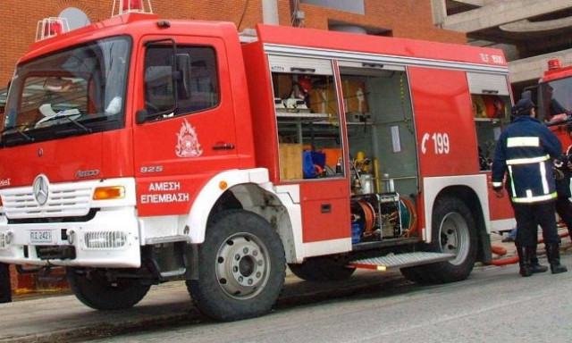 Μικρής έκτασης φωτιά στο Εφετείο