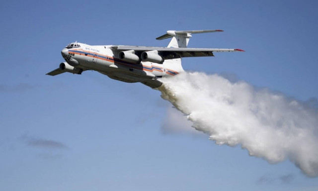 Συντριβή αεροσκάφους σε δασώδη περιοχή της Ρωσίας (Vid)