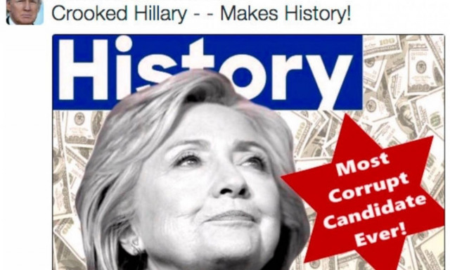 ΗΠΑ: Σάλος από ανάρτηση του Τραμπ κατά της Χίλαρι στο Twitter