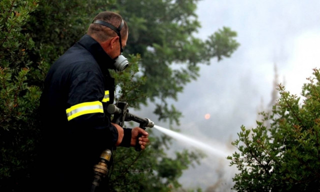 Φωτιά στην Αττική Οδό