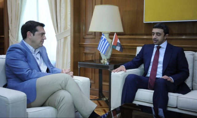 Τι συζήτησε ο Τσίπρας με τον ΥΠΕΞ των Ηνωμένων Αραβικών Εμιράτων