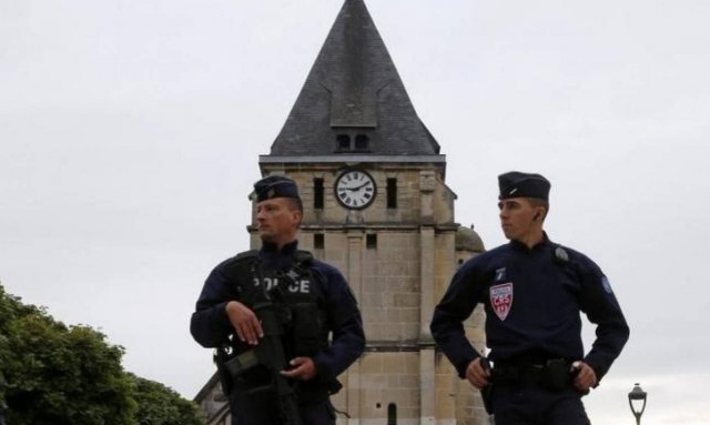 France detains Syrian refugee as church attack investigation widens