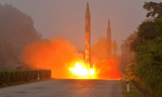 North Korea launches 2 ballistic missiles, one explodes on take-off