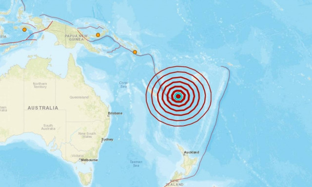 Ισχυρός σεισμός 7,2 Ρίχτερ νοτιοανατολικά του Βανουάτου