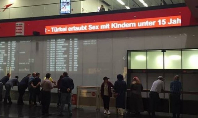 Μήνυμα-σοκ στο αεροδρόμιο της Βιέννης για την Τουρκία