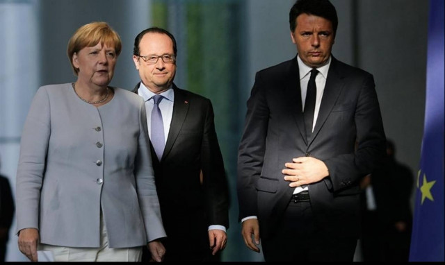 Κρίσιμη συνάντηση Μέρκελ, Ρέντσι και Ολάντ με φόντο το Brexit και το μέλλον της ΕΕ