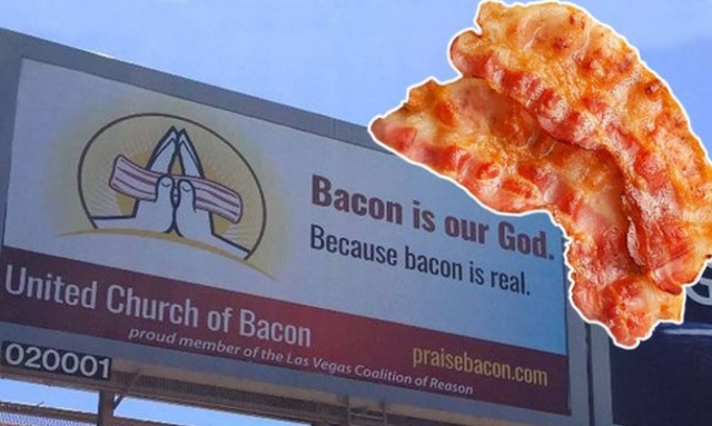 Κολάζει και χορτοφάγο! Γνωρίστε την εκκλησία του… μπέικον! (videos)