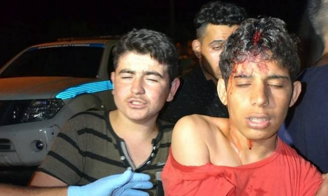 Clashes among groups of different nationalites in Moria hotspot