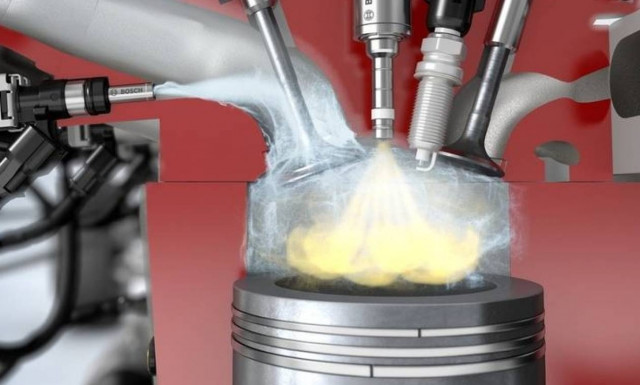 H Bosch αντικαθιστά τη βενζίνη με νερό και μειώνει την κατανάλωση έως και 13%