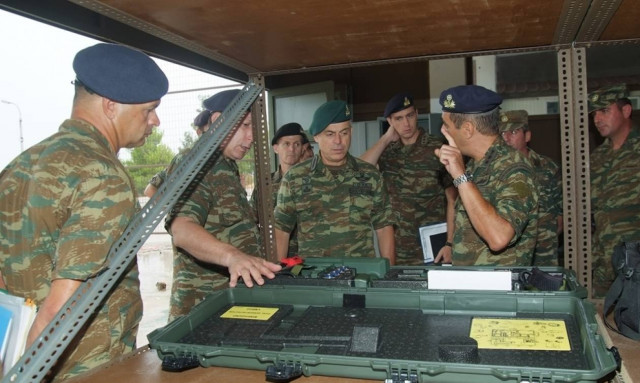 Ο Γενικός Επιθεωρητής Στρατού στο  Κέντρο Εκπαίδευσης Πυροβολικού