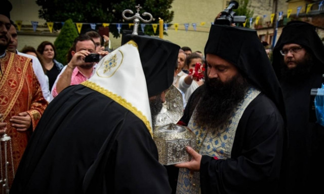 Η Τιμία Κάρα του Αγίου Νεομάρτυρος Ιωάννου του εκ Τερόβου στα Ιωάννινα (video)