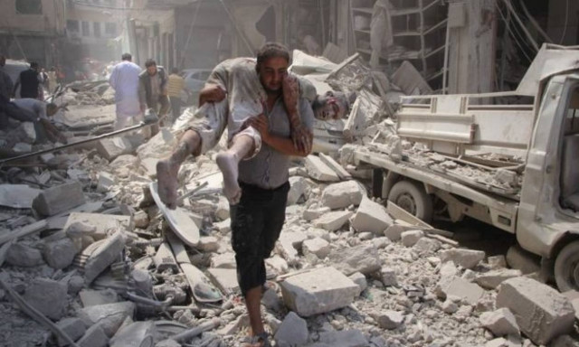 Syria conflict: Bombs rain down as truce hopes rise