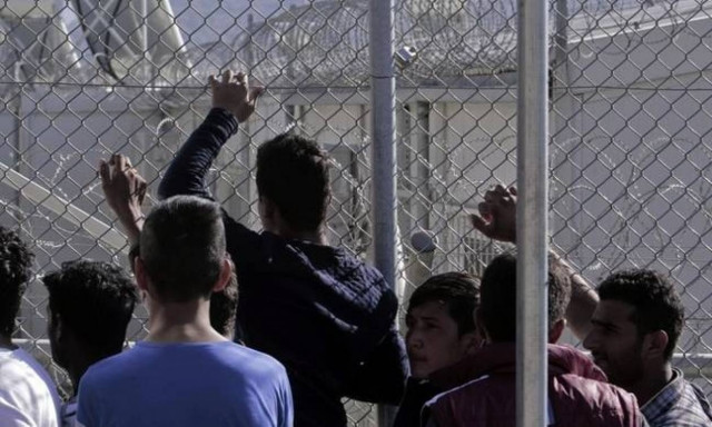 Clash among migrants in Moria hotspot