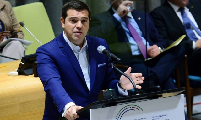 Έκκληση Τσίπρα για βοήθεια στον ΟΗΕ: Κανένα κράτος δεν μπορεί να λύσει μόνο του το προσφυγικό