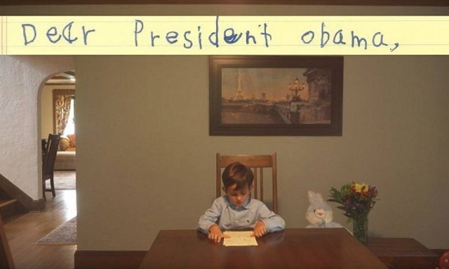 Το συγκινητικό γράμμα 6χρονου στον Ομπάμα για τον μικρό Σύρο πρόσφυγα (vid)