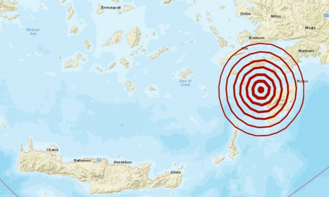 Σεισμός τώρα 5,2 Ρίχτερ δυτικά της Ρόδου - Έτσι τον κατέγραψαν οι σεισμογράφοι (pics)