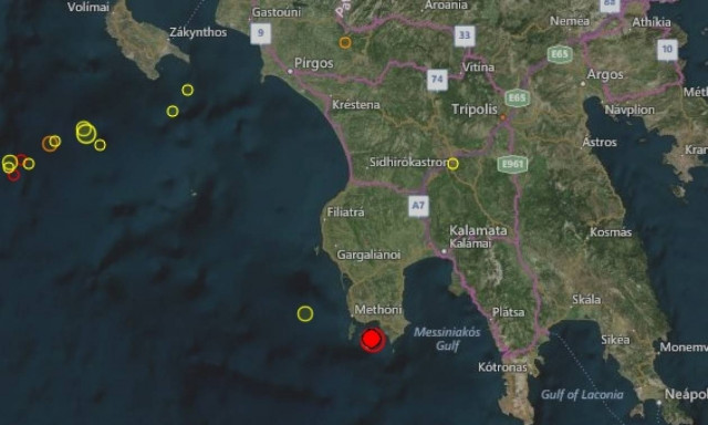 Ισχυρός σεισμός στην Καλαμάτα