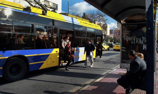 Στάση εργασίας στα τρόλεϊ την Τρίτη (4/10)