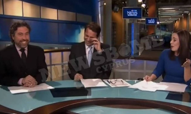 Σταμάτησαν σχεδόν το δελτίο ειδήσεων - Δείτε τι έκανε τους παρουσιαστές να δακρύσουν από τα γέλια