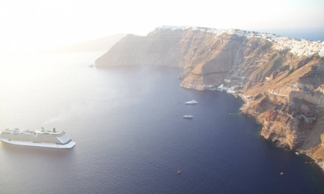 Σαντορίνη: Έτσι φαίνεται η Καλντέρα από το διάστημα (pic)