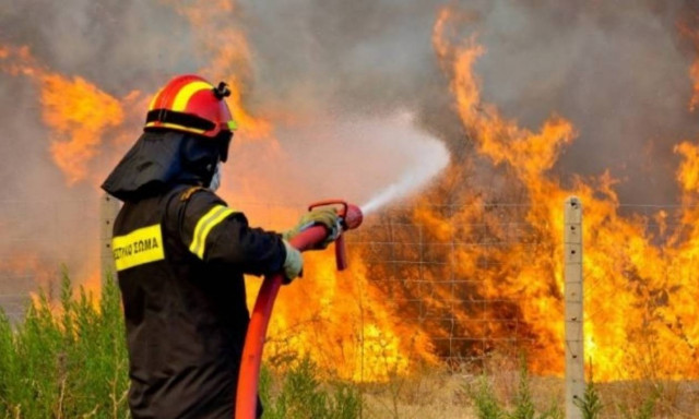 Φωτιά στην Άνδρο