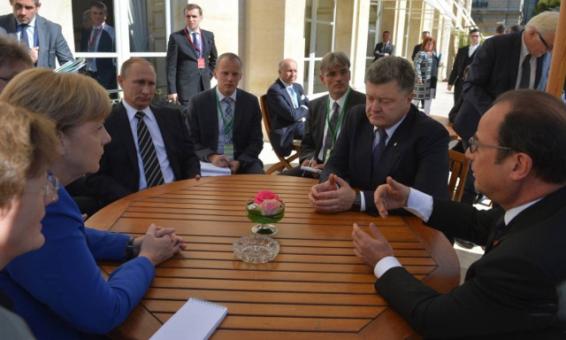 Τετραμερής συνάντηση στο Βερολίνο για την ουκρανική κρίση