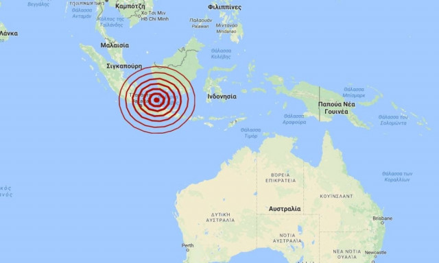 Ισχυρός σεισμός 6,2 Ρίχτερ στην Ινδονησία (pics)
