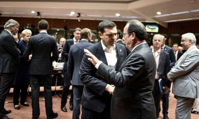 Με Μέρκελ και Ολάντ θα συναντηθεί ο Τσίπρας στις Βρυξέλλες