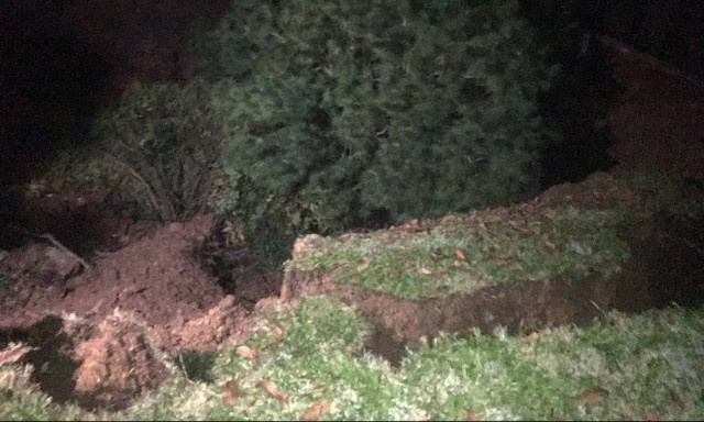 Νέα υποχώρηση εδάφους στο Καλπάκι Ιωαννίνων