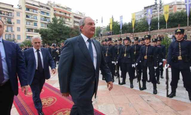 Στη Θεσσαλονίκη ο Κώστας Καραμανλής: Καταχειροκροτήθηκε στον Άγιο Δημήτριο (video)