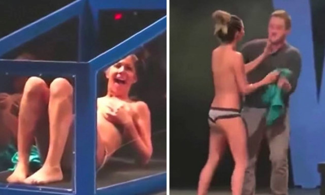 Θα πάθετε πλάκα: Μάγος την άφησε ολόγυμνη χωρίς καν να την ακουμπήσει! (video)