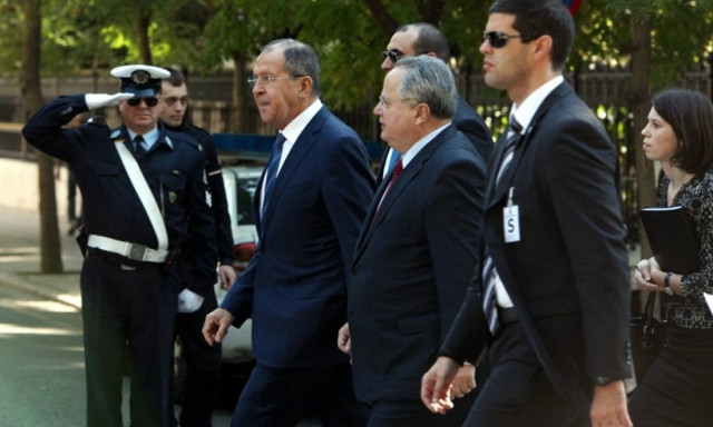 Ολοκληρώθηκε η συνάντηση Τσίπρα - Λαβρόφ στο Μαξίμου