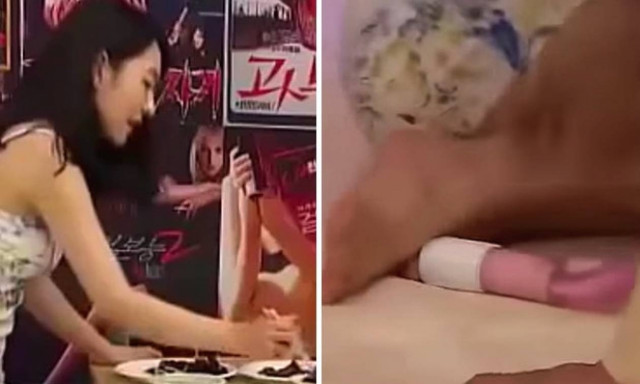 Ακατάλληλο βίντεο: Βογκούσε καθ΄ όλη τη διάρκεια του δείπνου. Έπαθε σοκ μόλις είδε πού καθόταν!