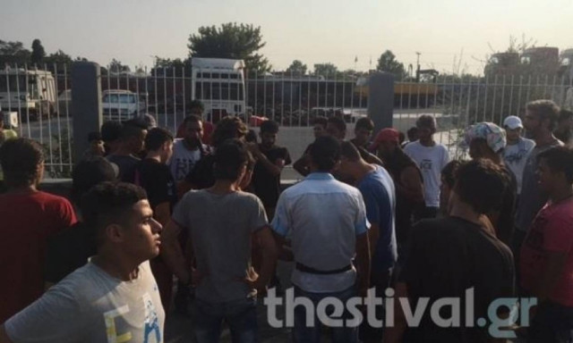 Θεσσαλονίκη: Ένταση και χειροδικίες στο κέντρο φιλοξενίας προσφύγων