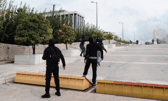 Επεισόδια στο κέντρο της Αθήνας