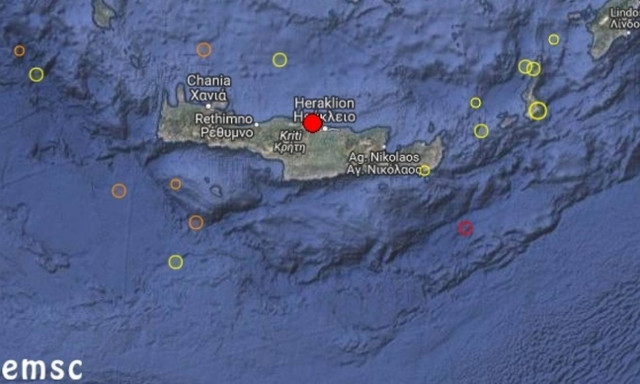 Crete: 3.7 magnitude tremor strikes Herakleion