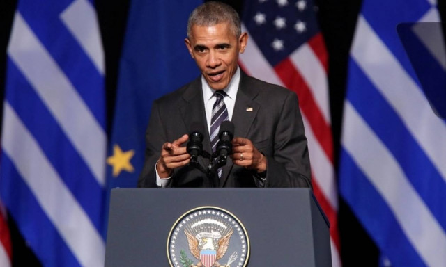 Obama visit: US President spoke at Stavros Niarchos Cultural Center
