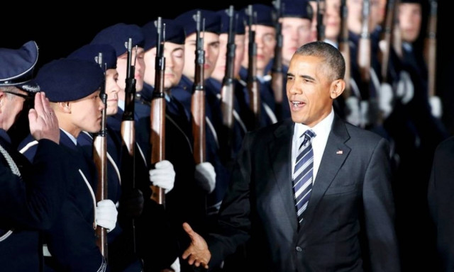 Έφτασε στη Γερμανία ο Μπαράκ Ομπάμα - Το πρόγραμμά του στο Βερολίνο (pics)