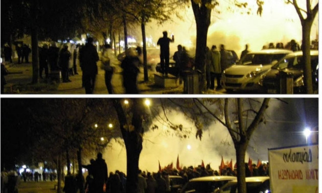 Πολυτεχνείο: Πεδίο μάχης η κεντρική πλατεία Ιωαννίνων - Τραυμάτισαν με καδρόνι αστυνομικό διευθυντή